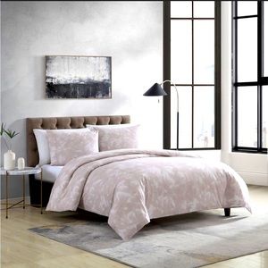 SALE❤️‍🔥 Kenneth Cole NY Full / Queen duvet cover set Lexington Pink Bedding NWT